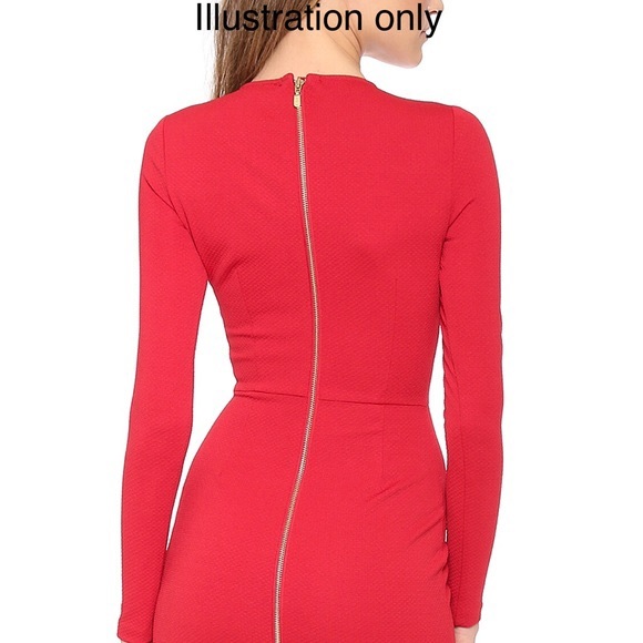 5th & Mercer Long Sleeve Sheath Dress (double zip) - Picture 3 of 6